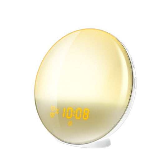 <font dir="auto" style="vertical-align: inherit;"><font dir="auto" style="vertical-align: inherit;">Simulateur d'aube LED, réveil électronique, lumière d'ambiance sept couleurs, lampe de chevet, bruit blanc, réveil lumineux pour enfants</font></font>