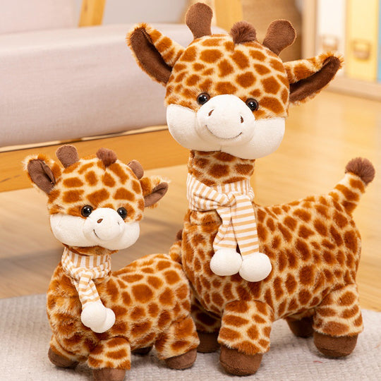 GiraffeSnuggle™ – Zachte Giraf Knuffel met Sjaal
