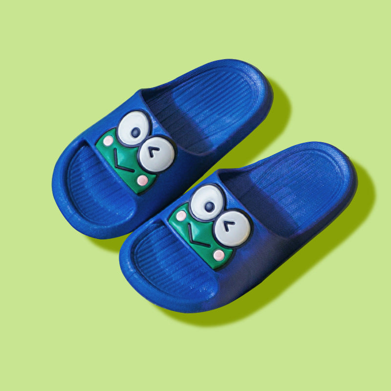 FroggyStep – Cartoon Kikker Kinderslippers