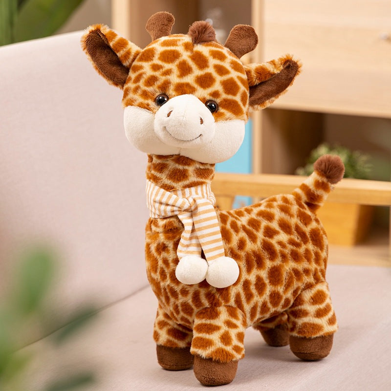 GiraffeSnuggle™ – Zachte Giraf Knuffel met Sjaal