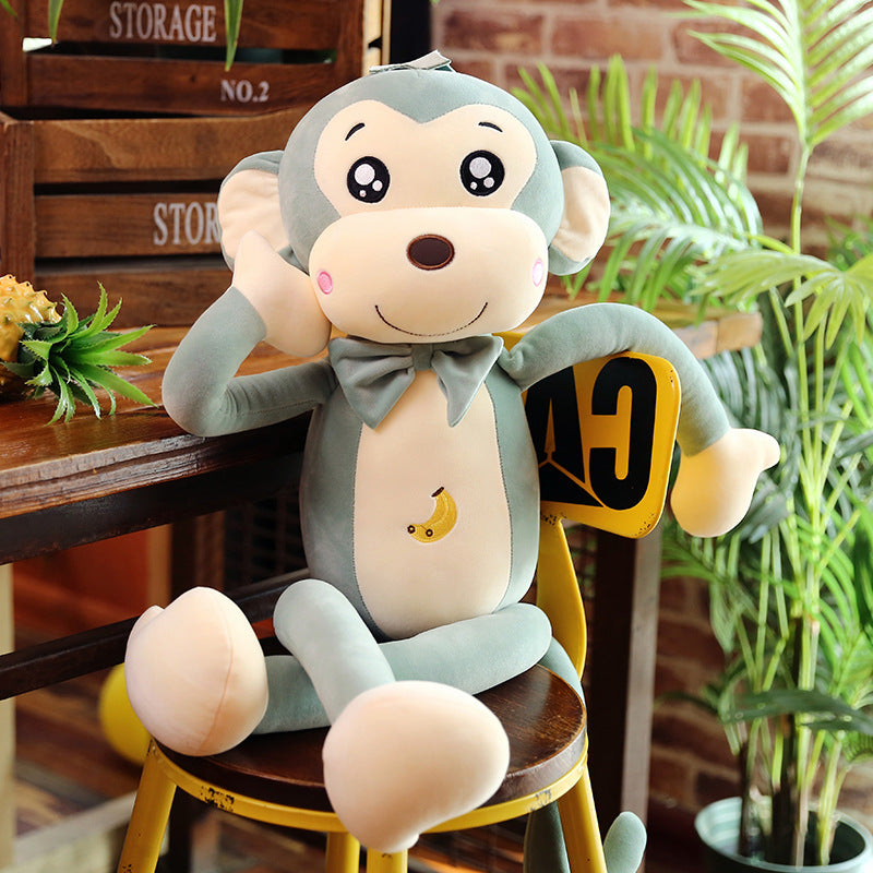 <font dir="auto" style="vertical-align: inherit;"><font dir="auto" style="vertical-align: inherit;">Nouveau jouet en peluche bébé singe, poupée singe à bras longs, jolie figurine de petit singe, cadeau d'anniversaire.</font></font>
