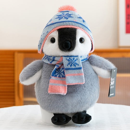 <font dir="auto" style="vertical-align: inherit;"><font dir="auto" style="vertical-align: inherit;">Flocon de neige chapeau pingouin peluche écharpe chapeau pingouin poupée décorative enfants cadeau du nouvel an en gros</font></font>
