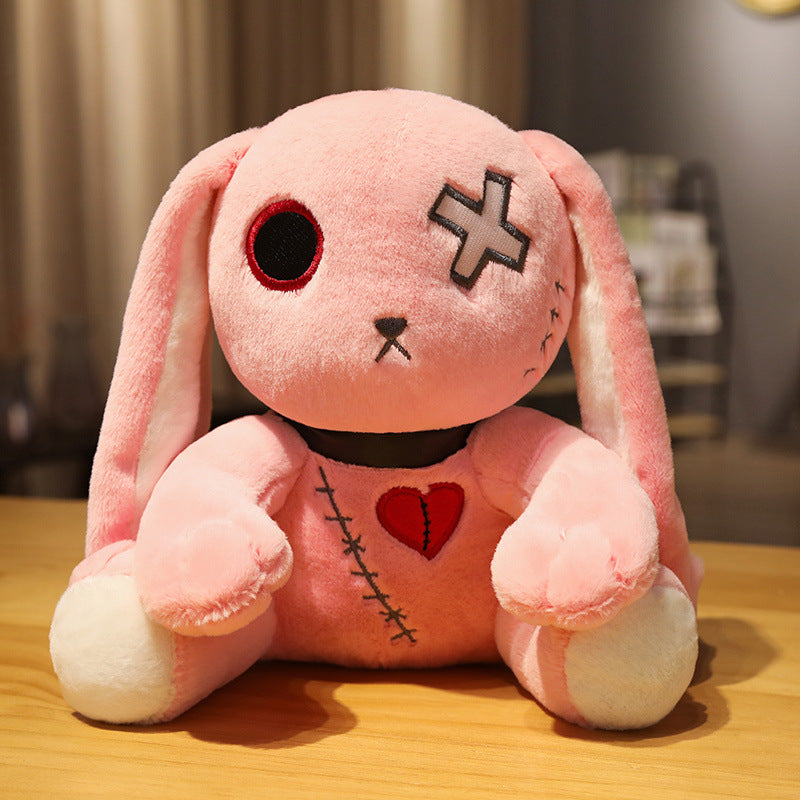 <font dir="auto" style="vertical-align: inherit;"><font dir="auto" style="vertical-align: inherit;">Peluche lapin transfrontalier Halloween Rebirth sombre, poupée lapin Halloween multicolore</font></font>
