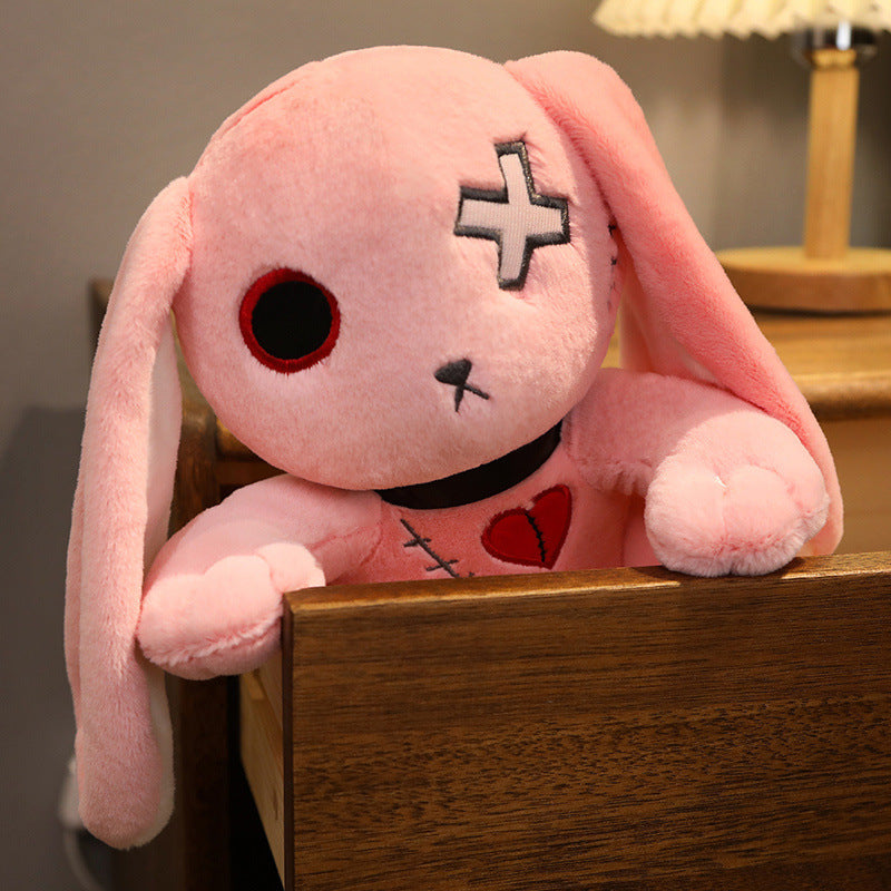 <font dir="auto" style="vertical-align: inherit;"><font dir="auto" style="vertical-align: inherit;">Peluche lapin transfrontalier Halloween Rebirth sombre, poupée lapin Halloween multicolore</font></font>