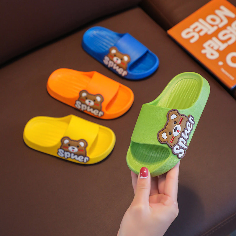 BearWalk – Cartoon Beer Kinderslippers