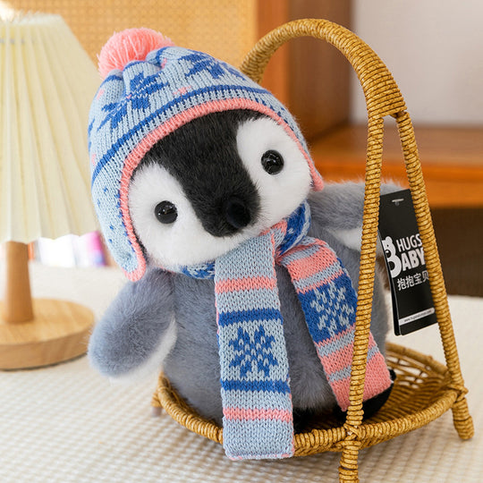 <font dir="auto" style="vertical-align: inherit;"><font dir="auto" style="vertical-align: inherit;">Flocon de neige chapeau pingouin peluche écharpe chapeau pingouin poupée décorative enfants cadeau du nouvel an en gros</font></font>