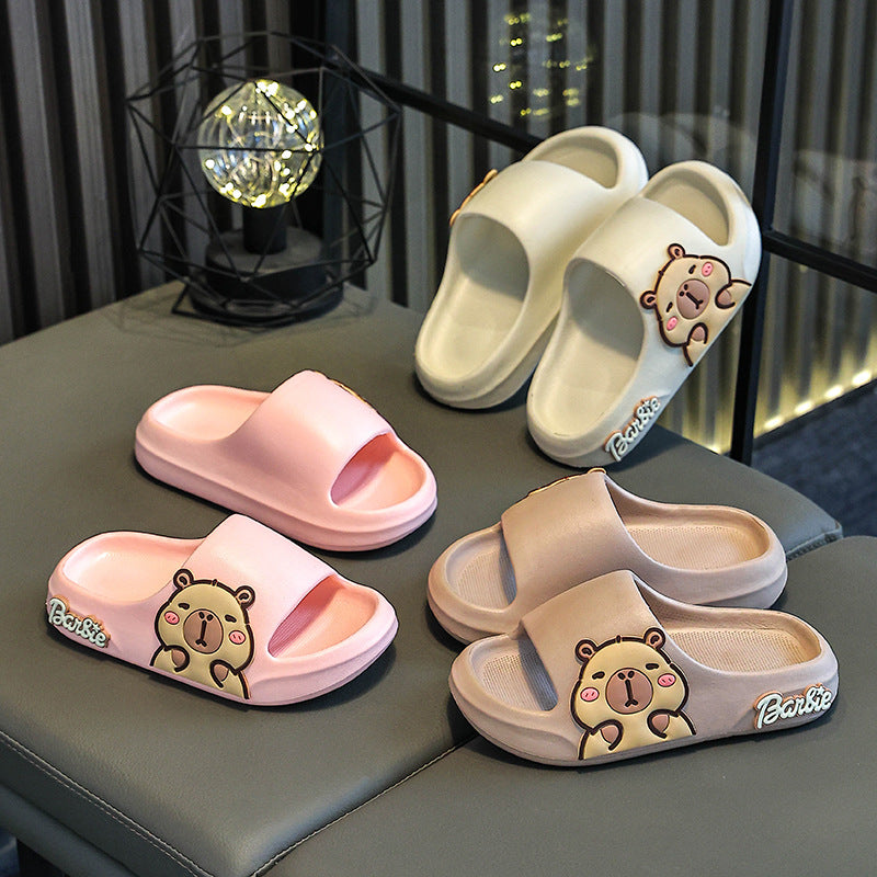 CapySlides – Cartoon Capybara Slippers