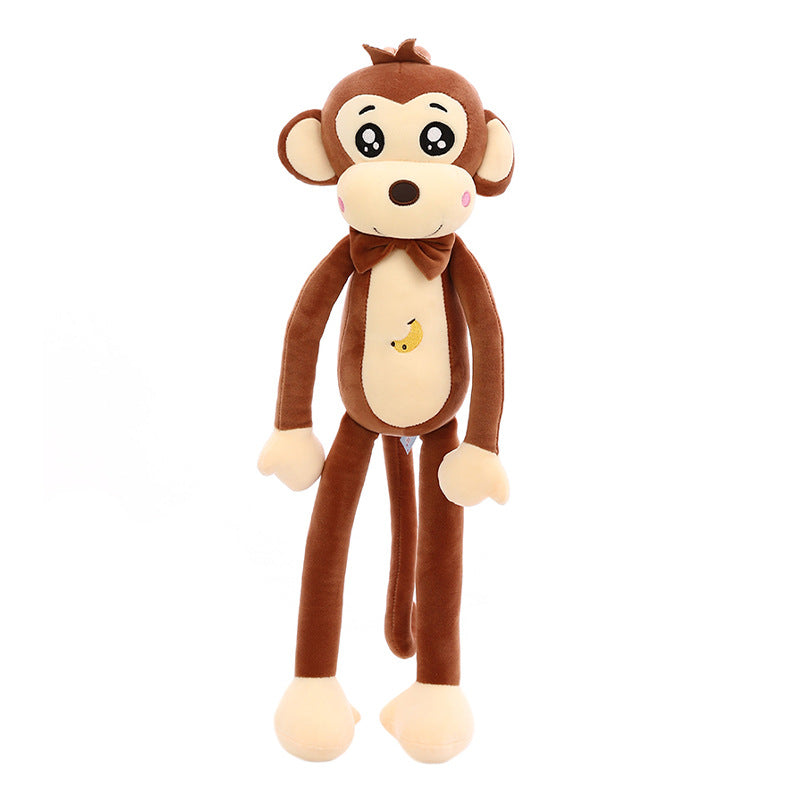 <font dir="auto" style="vertical-align: inherit;"><font dir="auto" style="vertical-align: inherit;">Nouveau jouet en peluche bébé singe, poupée singe à bras longs, jolie figurine de petit singe, cadeau d'anniversaire.</font></font>