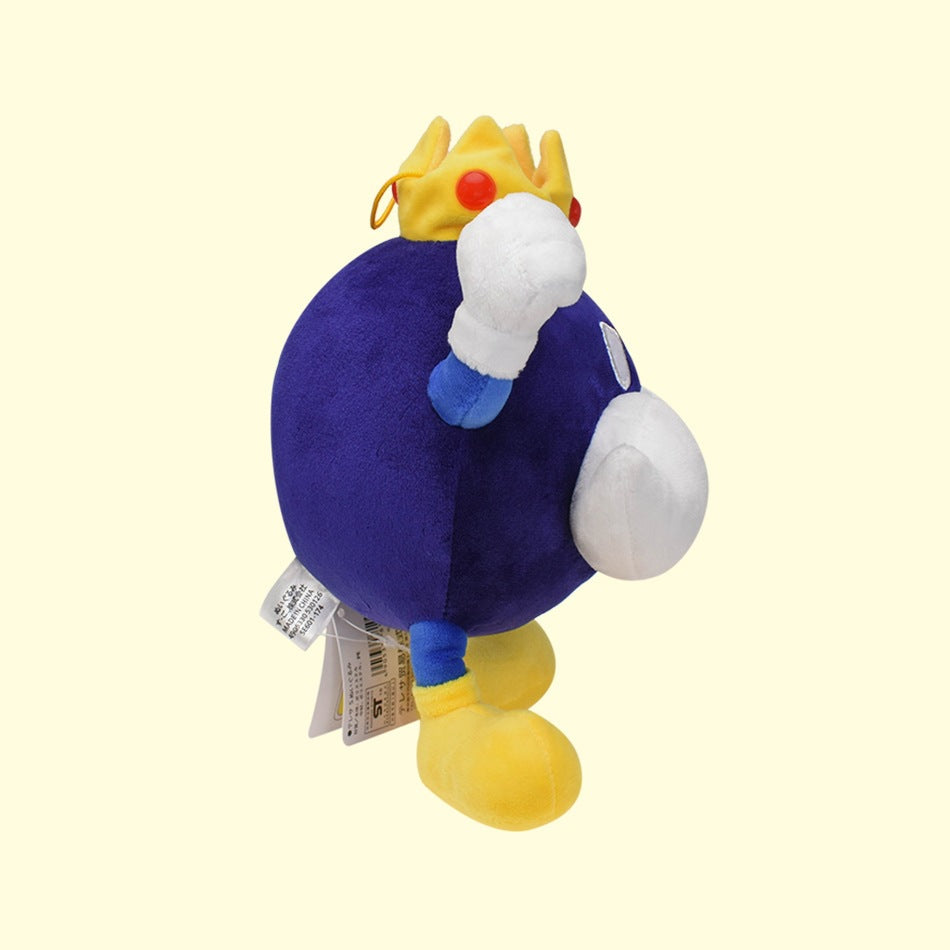 <font dir="auto" style="vertical-align: inherit;"><font dir="auto" style="vertical-align: inherit;">Nouvelle peluche Mario Roi Bob Noir Mine Roi Bomber Porte-clés Peluche</font></font>