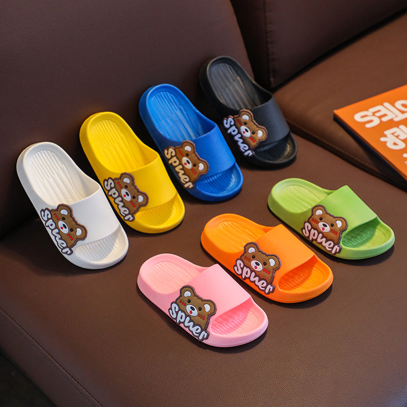 BearWalk – Cartoon Beer Kinderslippers