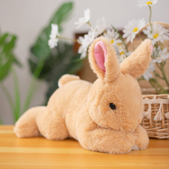 VelvetBunny – Realistische Langharige Konijnenknuffel