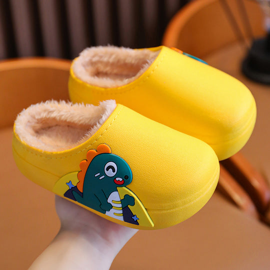 Gevoerde Kinderklompen – Warme Instap Pantoffels met Anti-Slip Zool
