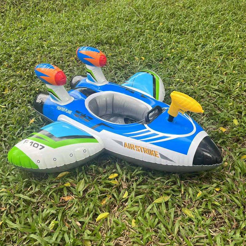 SkySplash – Opblaasbare Vliegtuig Zwemband voor Kinderen
