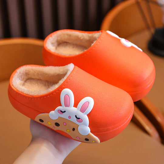Gevoerde Kinderklompen – Warme Instap Pantoffels met Anti-Slip Zool