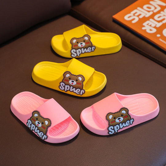 BearWalk – Cartoon Beer Kinderslippers