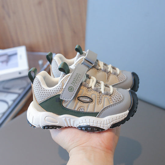 UrbanPlay – Jongens Mesh Sneakers met Klittenband en Antislip Zool