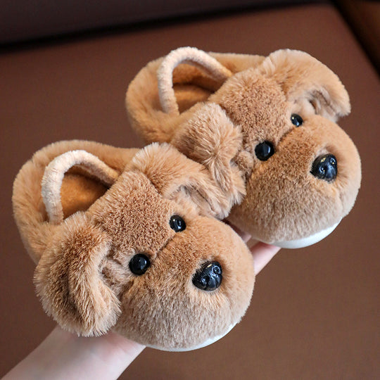 FluffyPup – Pluche Puppy Pantoffels
