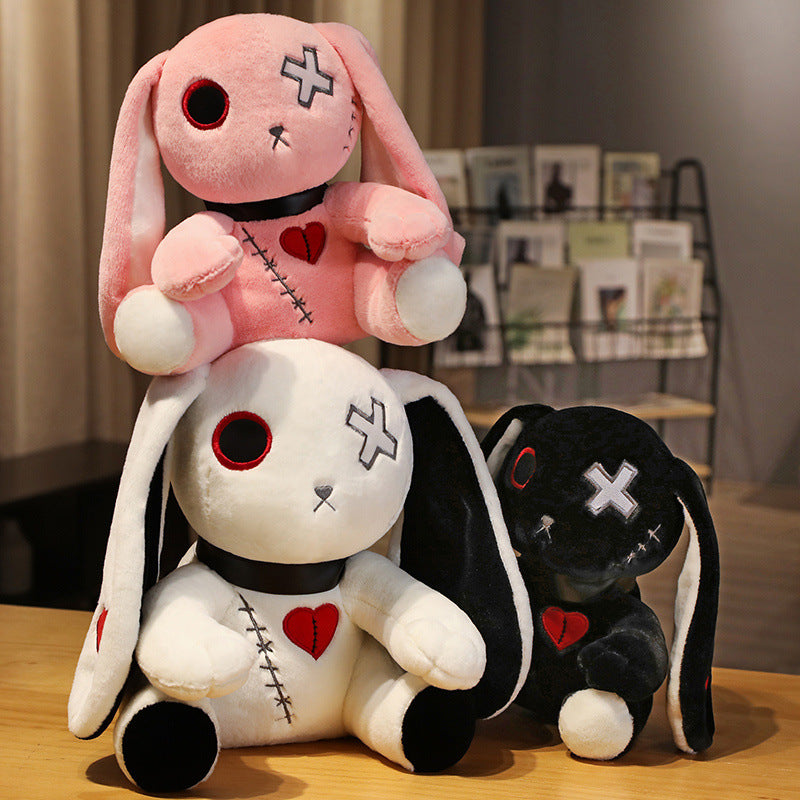 <font dir="auto" style="vertical-align: inherit;"><font dir="auto" style="vertical-align: inherit;">Peluche lapin transfrontalier Halloween Rebirth sombre, poupée lapin Halloween multicolore</font></font>