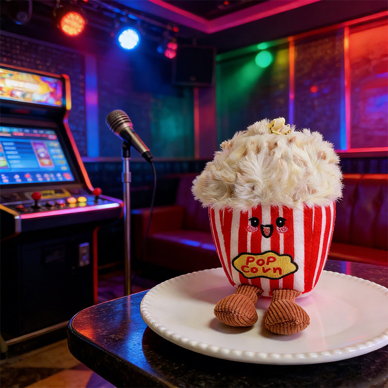 PopcornCuddle – Popcorn Knuffel Sleutelhanger