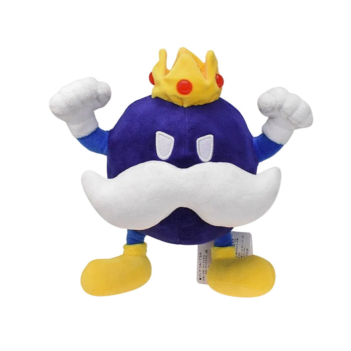 <font dir="auto" style="vertical-align: inherit;"><font dir="auto" style="vertical-align: inherit;">Nouvelle peluche Mario Roi Bob Noir Mine Roi Bomber Porte-clés Peluche</font></font>