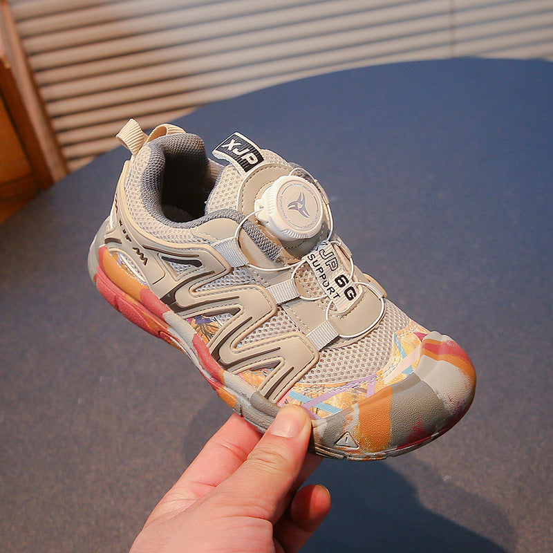 SpinTrail – Jongens Outdoor Sneakers met Draaiknop Sluiting