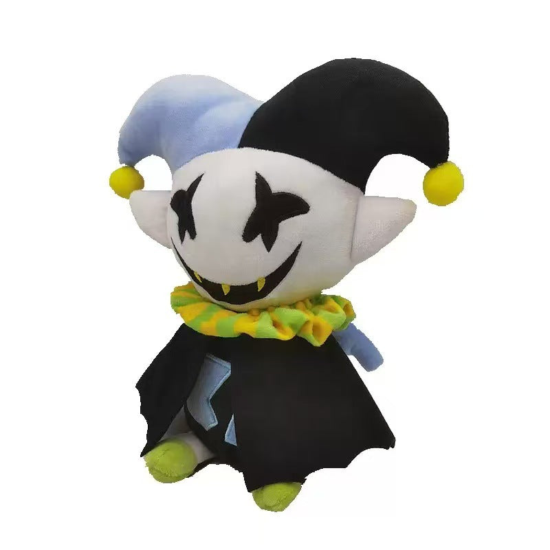 <font dir="auto" style="vertical-align: inherit;"><font dir="auto" style="vertical-align: inherit;">Nouveau produit transfrontalier : jouet en peluche Jevil Talking Plush Triangle Rune Clown</font></font>