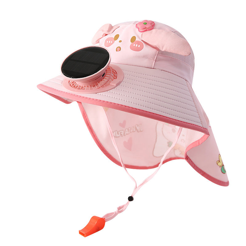 SunnyBreeze – Kinder Zonneklep met Ventilator