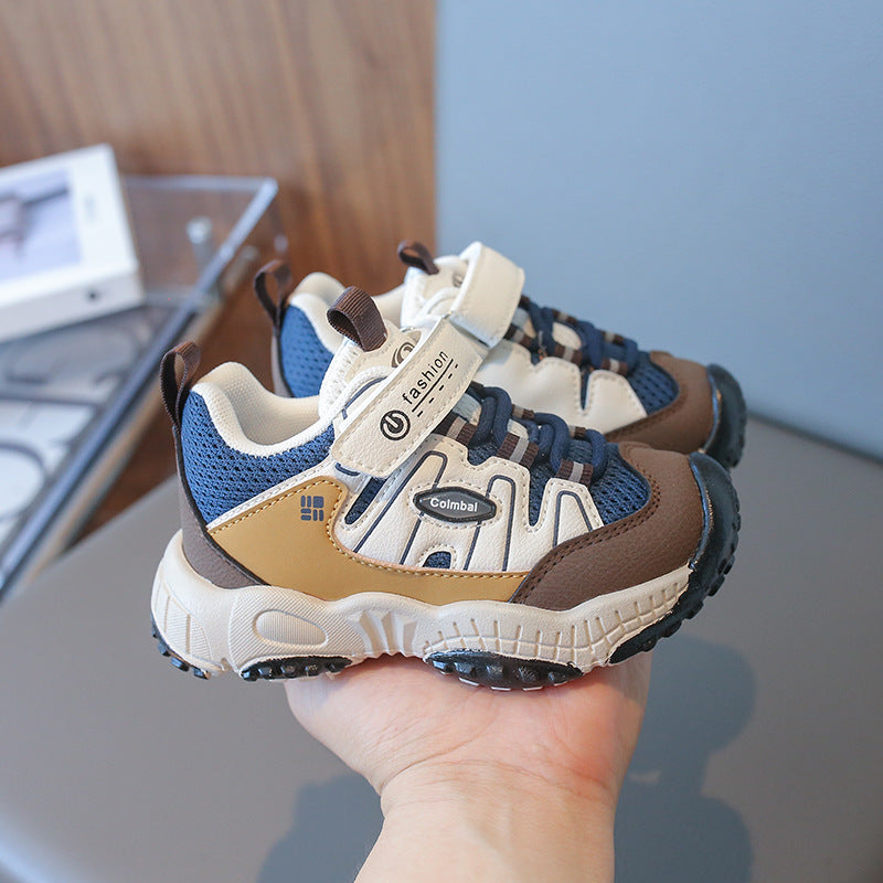 UrbanPlay – Jongens Mesh Sneakers met Klittenband en Antislip Zool