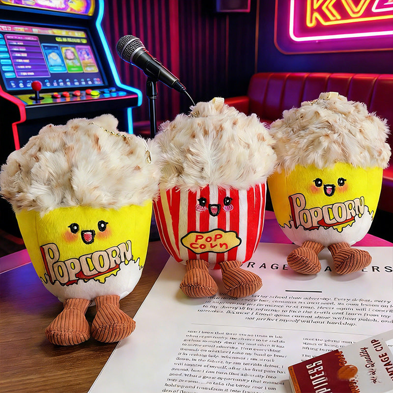 PopcornCuddle – Popcorn Knuffel Sleutelhanger
