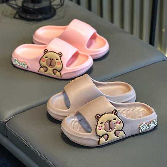 CapySlides – Cartoon Capybara Slippers