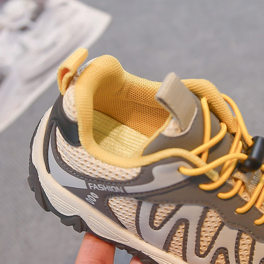 TrailFlex – Ademend Kinder Sneakers met Antislip Zool en Elastische Sluiting