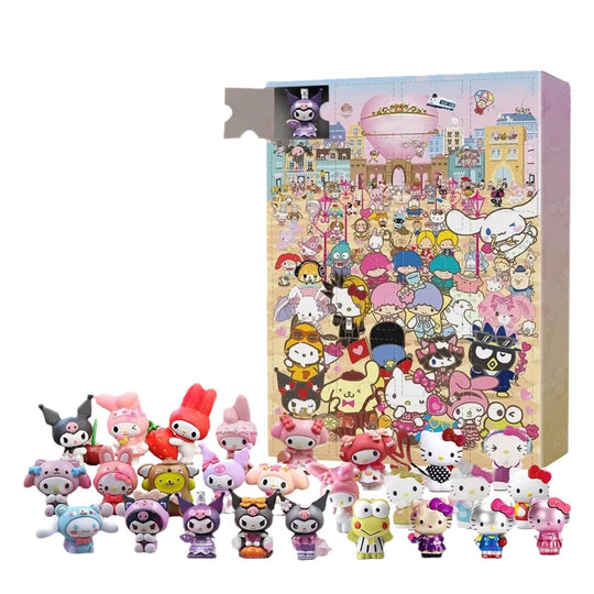 <font dir="auto" style="vertical-align: inherit;"><font dir="auto" style="vertical-align: inherit;">Calendrier de l'Avent de Noël - Nouveau calendrier de compte à rebours Sanrio KT Cat - Boîte aveugle Sanrio</font></font>