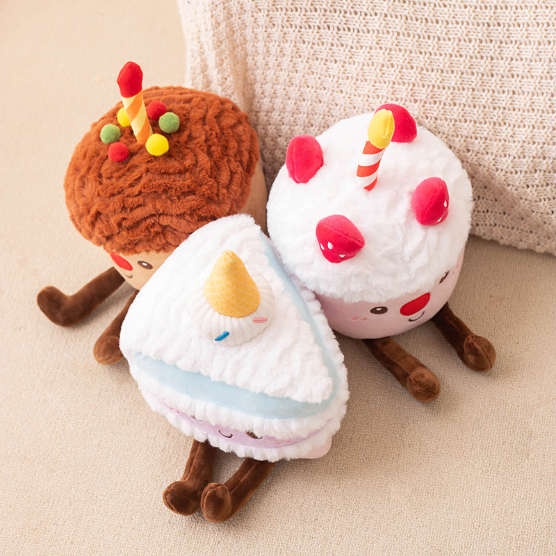 CakeCuddle™ – Pluche Verjaardagstaart Knuffels