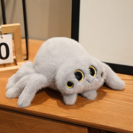 <font dir="auto" style="vertical-align: inherit;"><font dir="auto" style="vertical-align: inherit;">Peluche araignée noire de dessin animé, poupée araignée rampante, porte-clés de sac, poupée farce</font></font>
