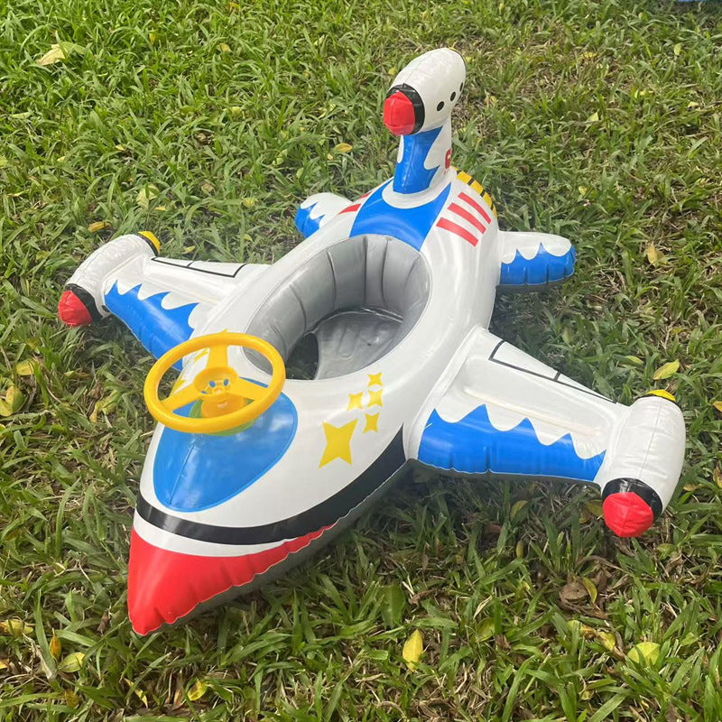 SkySplash – Opblaasbare Vliegtuig Zwemband voor Kinderen