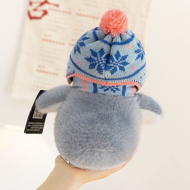<font dir="auto" style="vertical-align: inherit;"><font dir="auto" style="vertical-align: inherit;">Flocon de neige chapeau pingouin peluche écharpe chapeau pingouin poupée décorative enfants cadeau du nouvel an en gros</font></font>