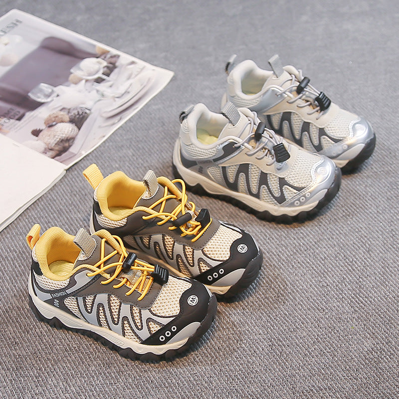 TrailFlex – Ademend Kinder Sneakers met Antislip Zool en Elastische Sluiting
