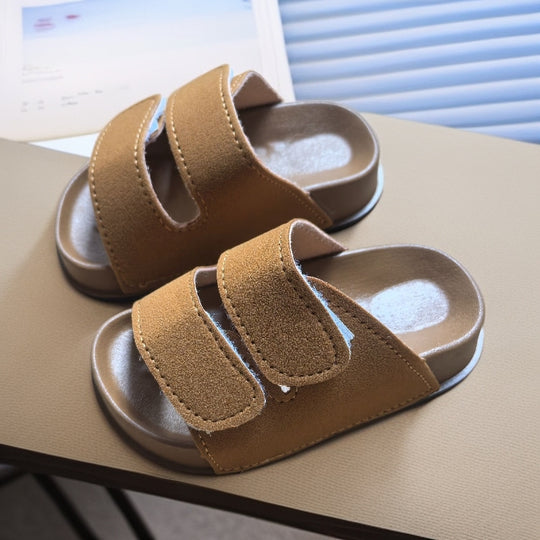 DoubleStep – Retro Dubbele Band Kinderslippers