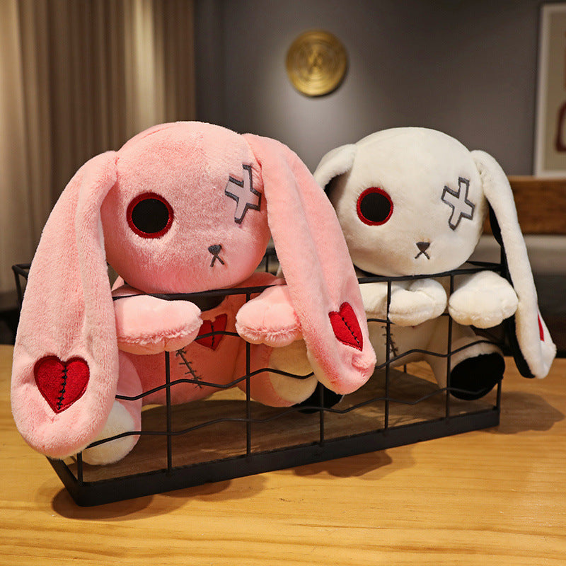 <font dir="auto" style="vertical-align: inherit;"><font dir="auto" style="vertical-align: inherit;">Peluche lapin transfrontalier Halloween Rebirth sombre, poupée lapin Halloween multicolore</font></font>