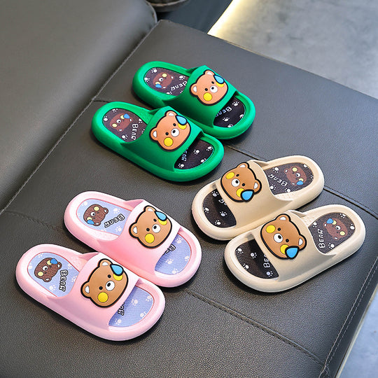 HappyBear – Cartoon Beer Kinderslippers