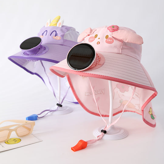 SunnyBreeze – Kinder Zonneklep met Ventilator