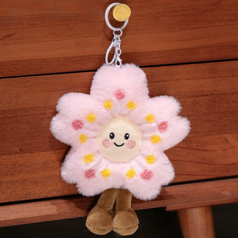 SakuraCuddle – Bloem Knuffel Sleutelhanger