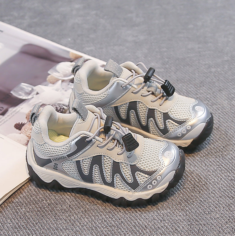 TrailFlex – Ademend Kinder Sneakers met Antislip Zool en Elastische Sluiting