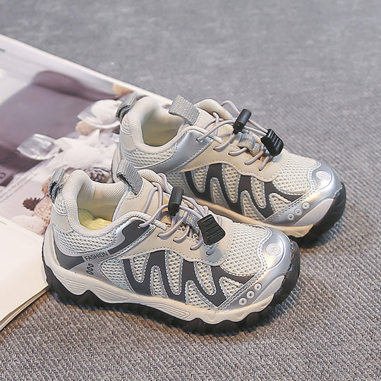 TrailFlex – Ademend Kinder Sneakers met Antislip Zool en Elastische Sluiting