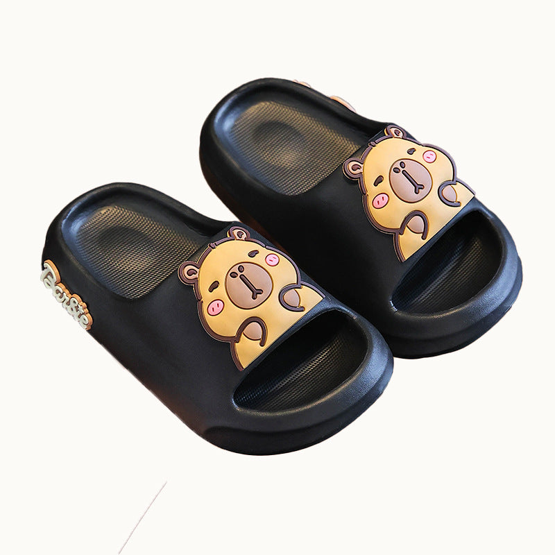 CapySlides – Cartoon Capybara Slippers