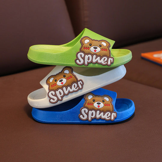 BearWalk – Cartoon Beer Kinderslippers