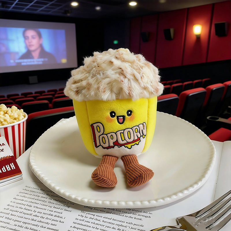 PopcornCuddle – Popcorn Knuffel Sleutelhanger