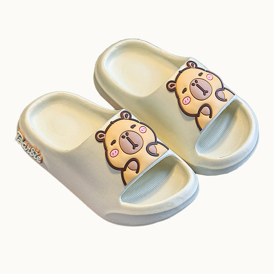 CapySlides – Cartoon Capybara Slippers