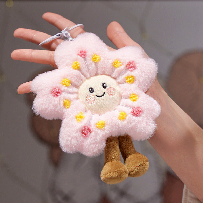 SakuraCuddle – Bloem Knuffel Sleutelhanger
