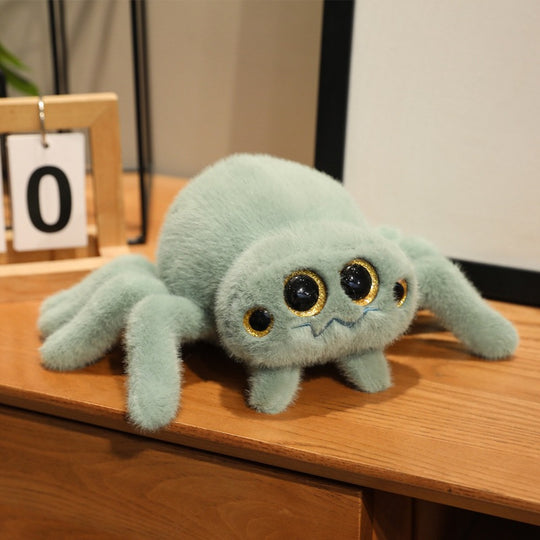 <font dir="auto" style="vertical-align: inherit;"><font dir="auto" style="vertical-align: inherit;">Peluche araignée noire de dessin animé, poupée araignée rampante, porte-clés de sac, poupée farce</font></font>